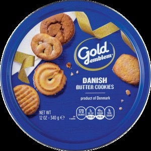 slide 1 of 1, CVS Gold Emblem Danish Butter Cookies, 12 oz; 340 gram
