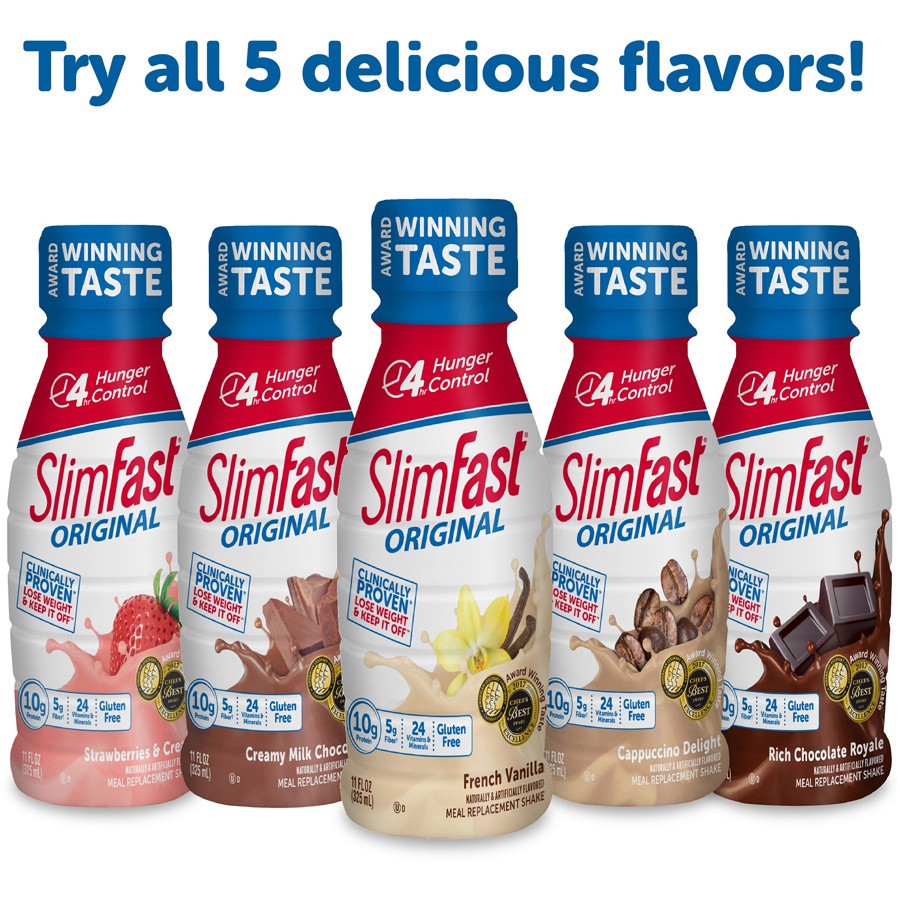 slide 4 of 9, SlimFast Coffee House Mocha Cappuccino Meal Replacement Shake 8 - 11 fl oz Bottles, 8 ct; 11 fl oz