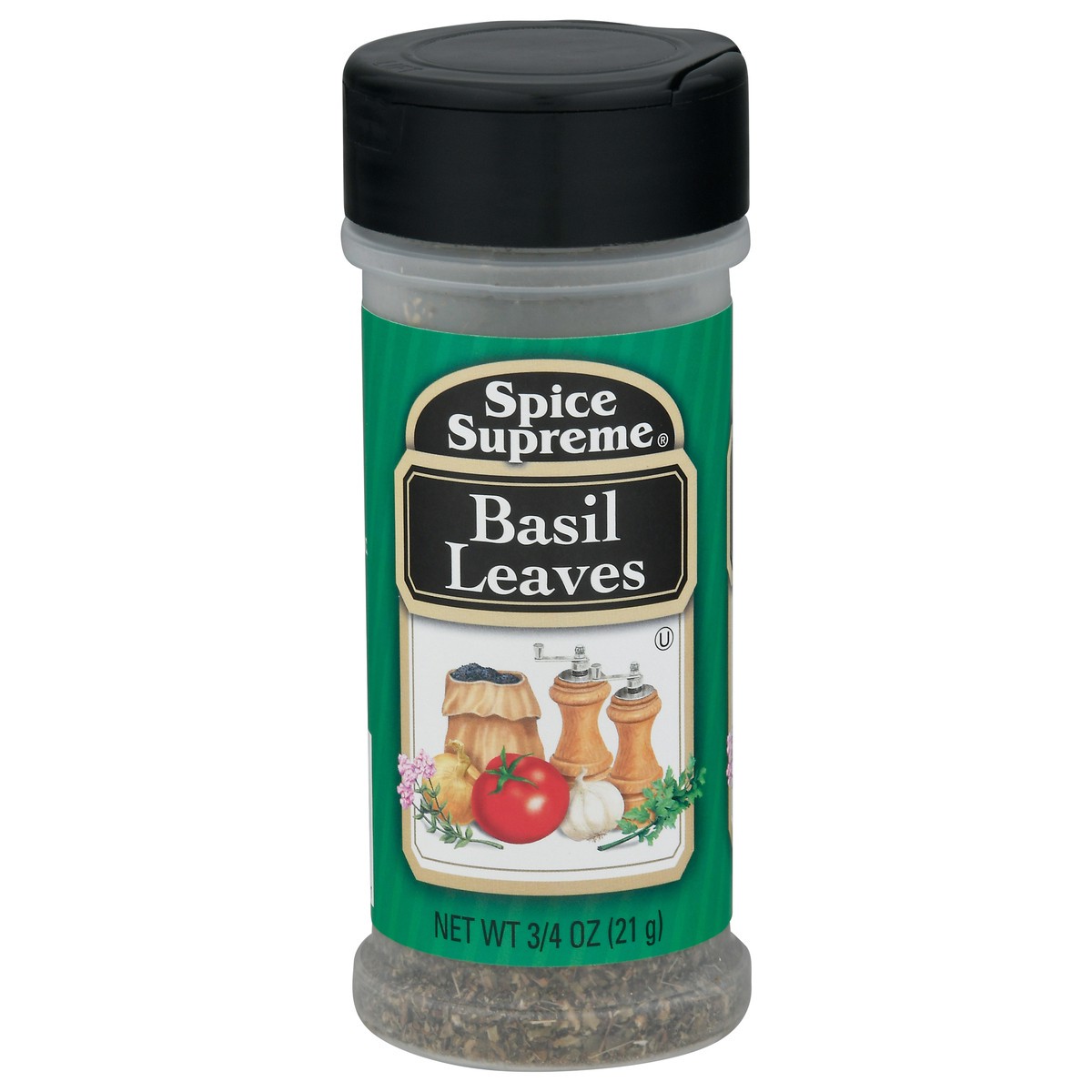 slide 1 of 9, Spice Supreme Leaves - Basil, 0.75 oz