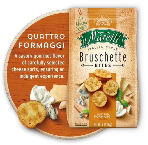 slide 1 of 1, Maretti Formagi Bruschette Bites, 5 oz