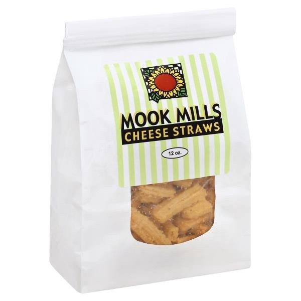 slide 1 of 1, Mook Mills Cheese Straws 12 oz, 12 oz