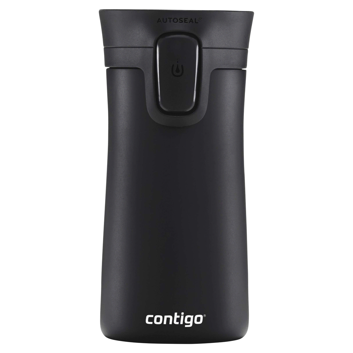 slide 1 of 1, Contigo Pinnacle Spill-Proof Travel Mug - Matte Black, 10 oz