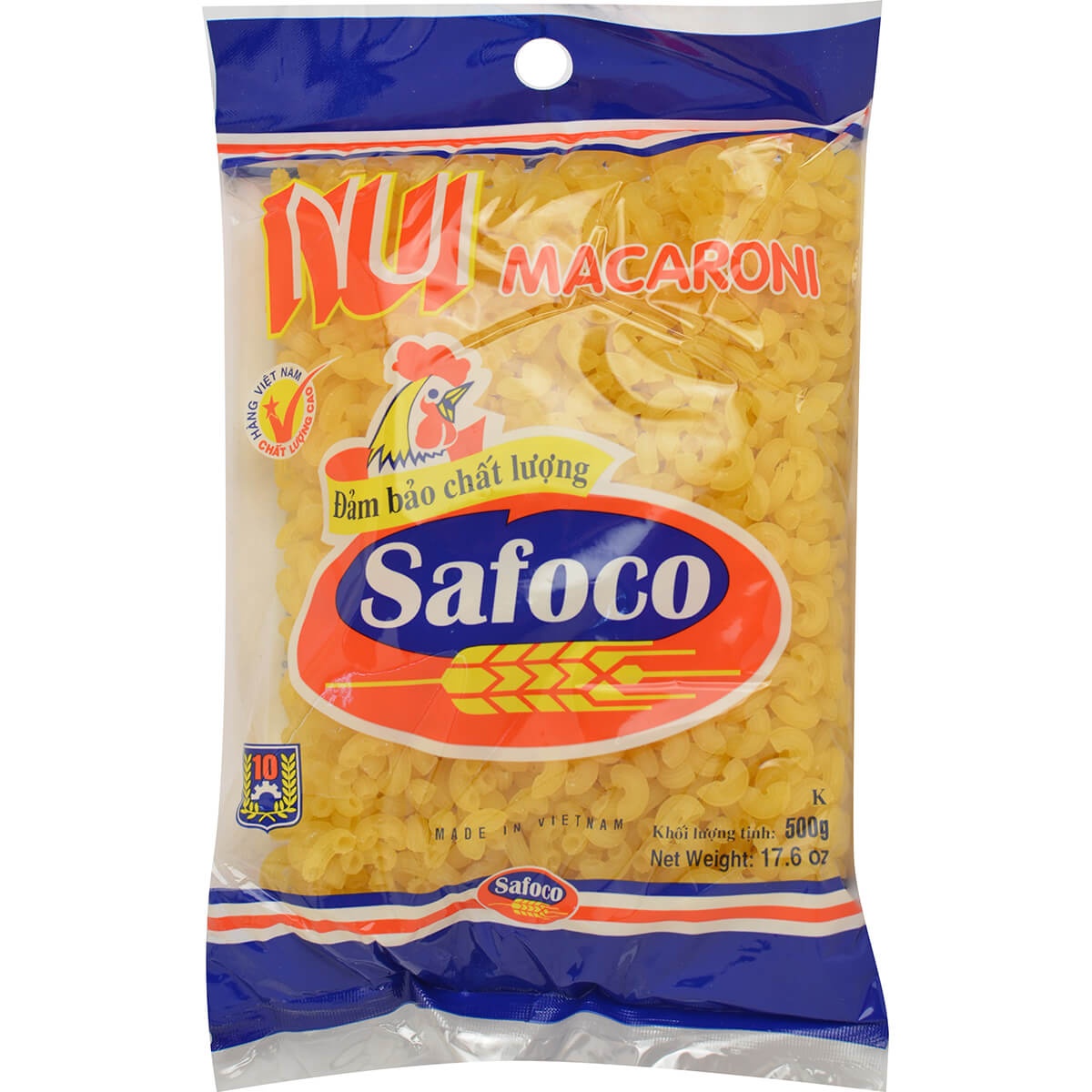 slide 1 of 1, Safoco Macaroni Short Tube, 500 gram