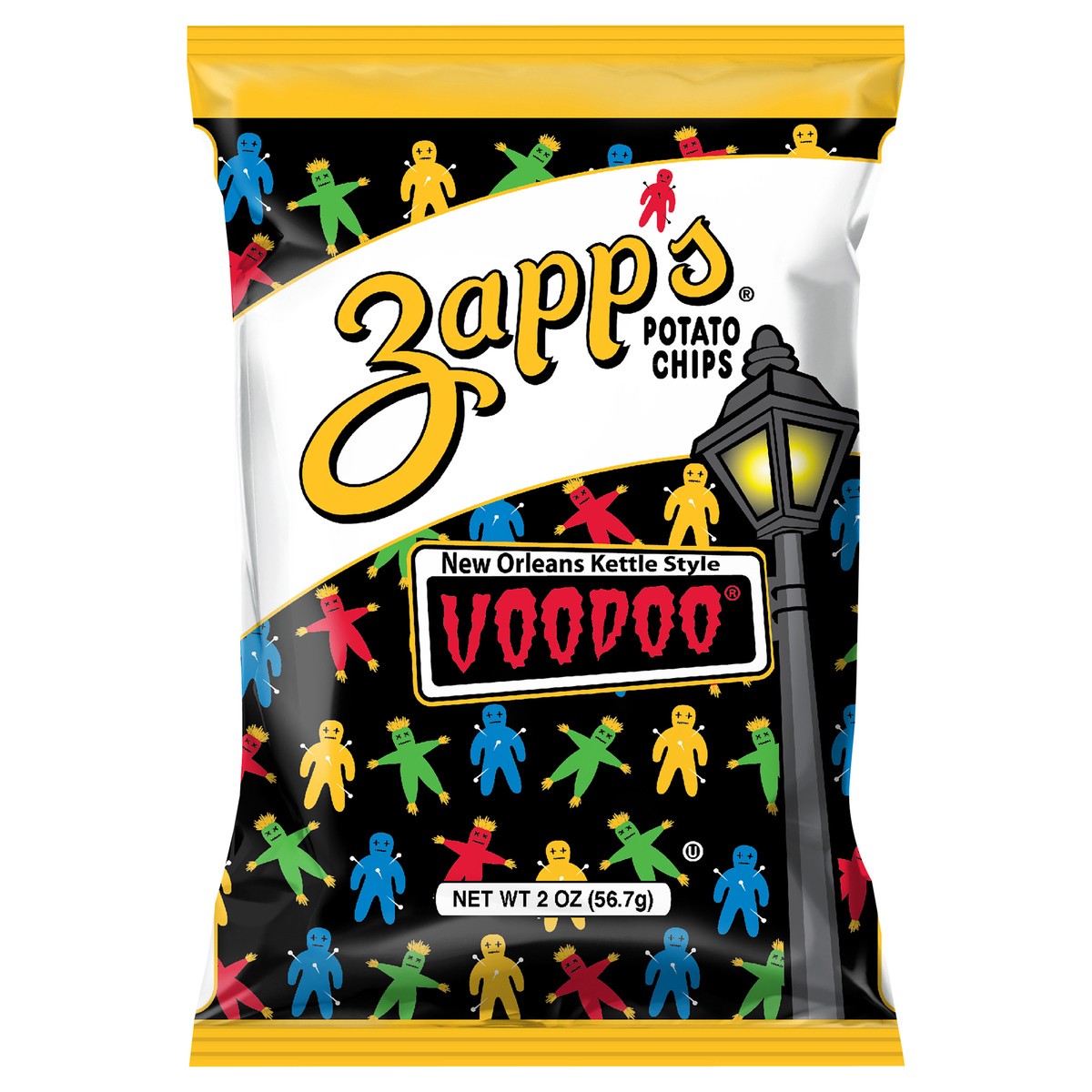 slide 1 of 10, Zapp's 2 oz Zapp's Voodoo New Orleans Kettle Style Potato Chips, 2 oz