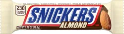 SNICKERS Almond Candy Milk Chocolate Bar, Full Size, 1.76 oz
