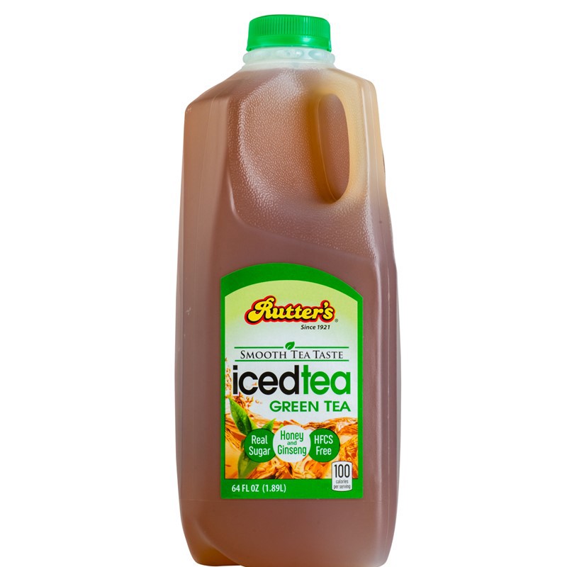 slide 1 of 1, Rutters Green Tea Hg - 64 fl oz, 64 fl oz