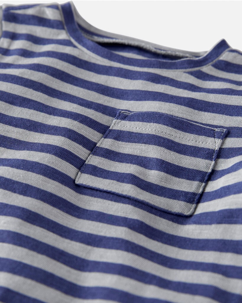 slide 4 of 4, Littleplanet Baby 3-Pack Organic Cotton Pocket Tees Multi 12M, 1 ct