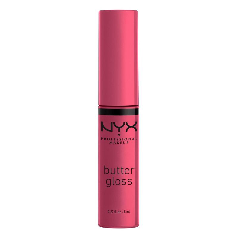 slide 7 of 8, NYX Professional MakeupProfessional Makeup NYX Professional MakeupButter Lip Gloss Strawberry Cheesecake, 0.27 fl oz