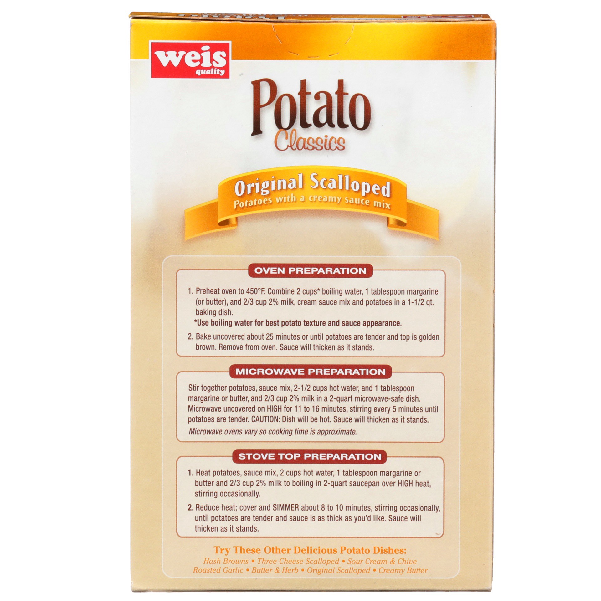 slide 2 of 6, Weis Quality Original Scalloped Potato Classics, 4.7 oz