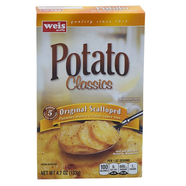 slide 1 of 6, Weis Quality Original Scalloped Potato Classics, 4.7 oz