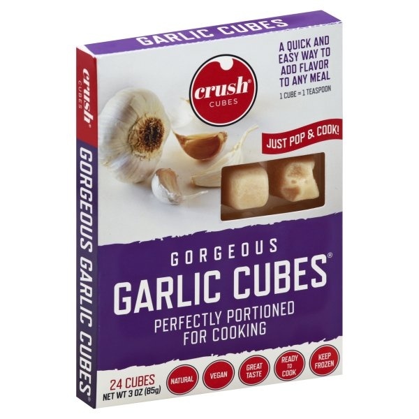 slide 1 of 1, Crush Cubes Garlic, 3 oz