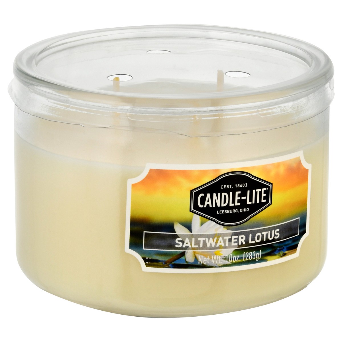 slide 6 of 9, Candle-Lite Everyday Saltwater Lotus, 10 oz