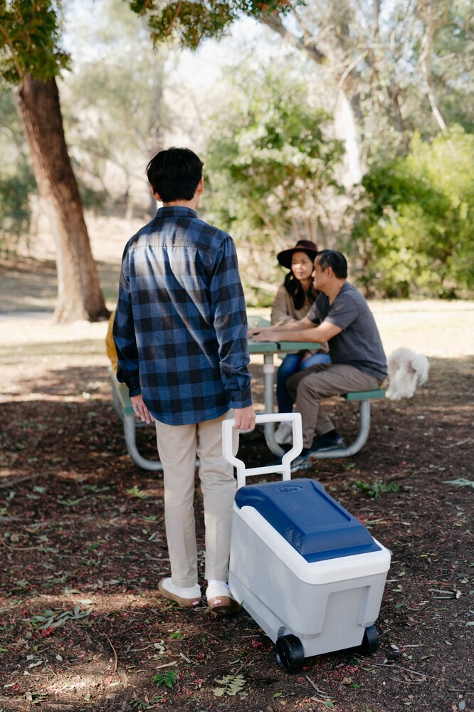 slide 4 of 6, Igloo Maxcold Roller Ash Grey Cooler, 1 ct