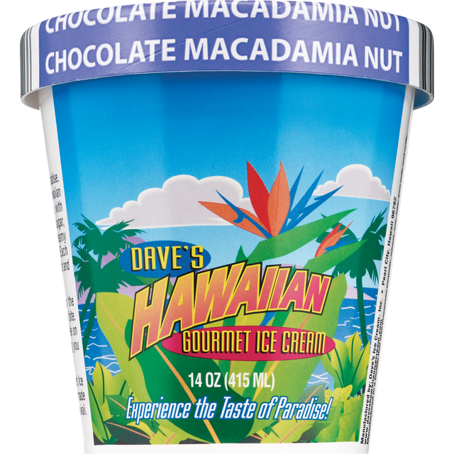 slide 1 of 1, Dave's Choc Macnut Ice Cream, 14 fl oz