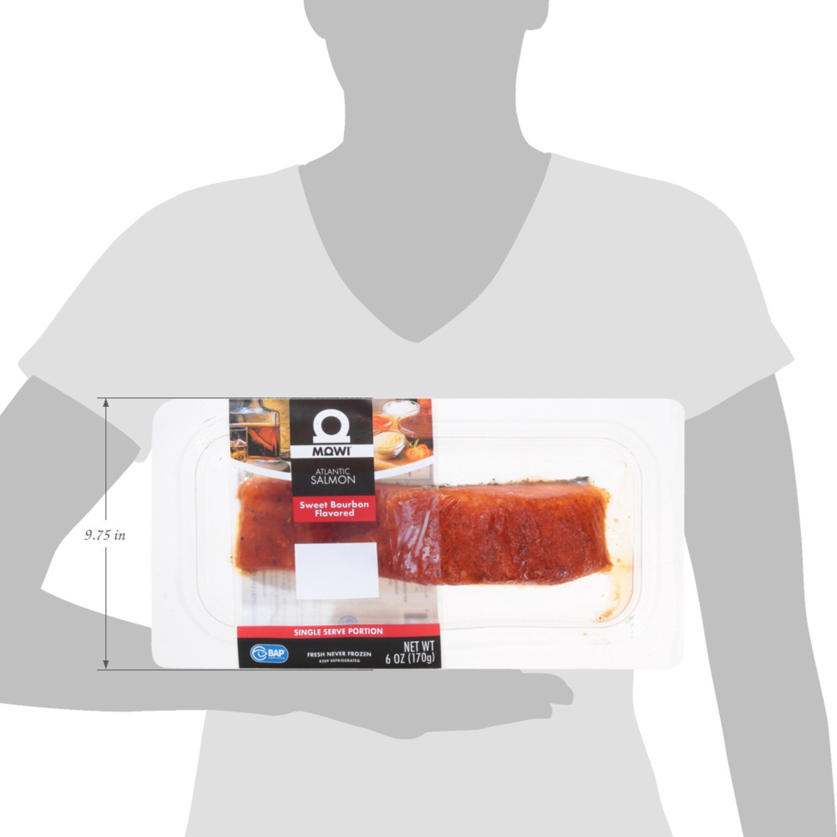 slide 6 of 15, Mowi Sweet Bourbon Flavored Atlantic Salmon 6 oz, 6 oz