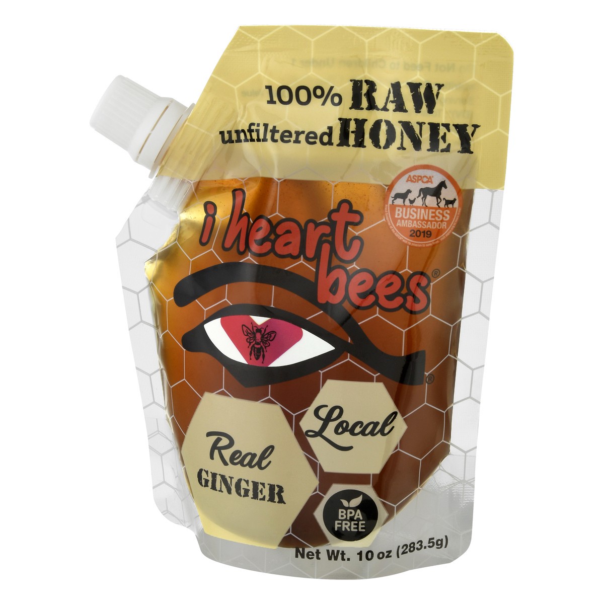 slide 6 of 13, I Heart Bees Unfiltered Real Ginger Honey 10 oz, 10 oz