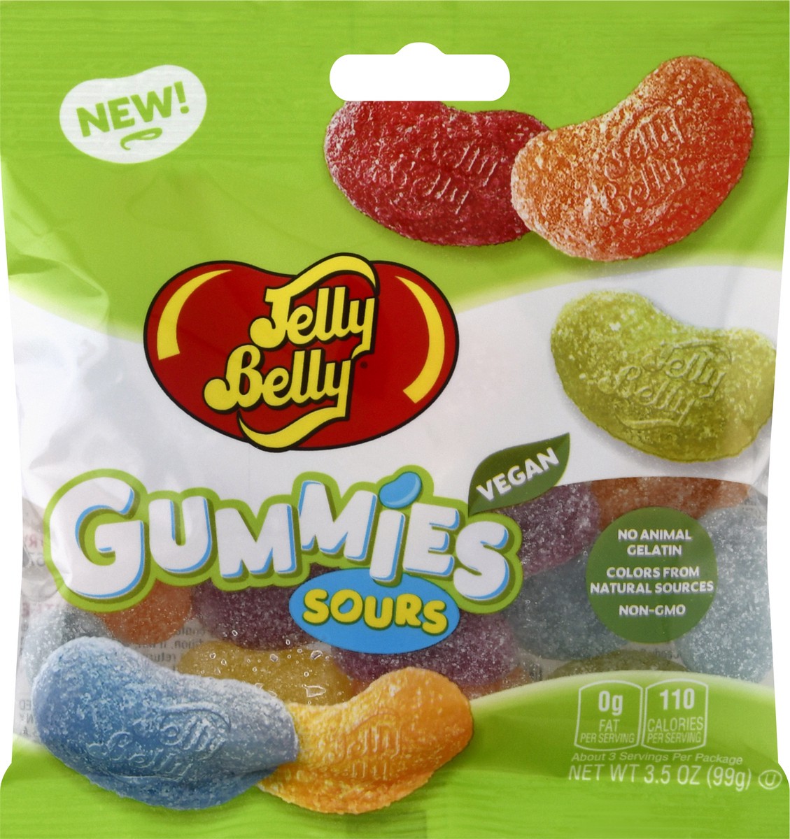 slide 6 of 9, Jelly Belly Assorted Sour Gummies, 3.5 oz Bag, 3.5 oz