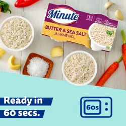 Minute Jasmine Rice, Butter & Sea Salt