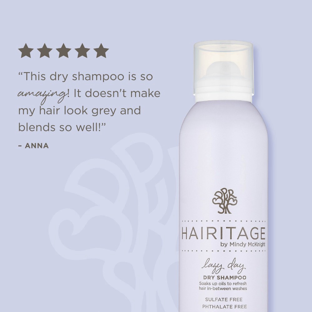 slide 2 of 5, Hairitage by Mindy McKnight Lazy Day Dry Shampoo 5 oz, 5 oz