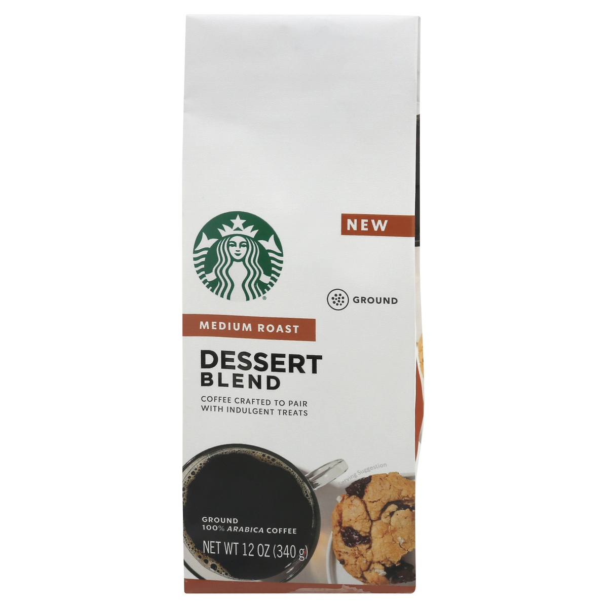 slide 1 of 7, Starbucks Dessert Blend Medium Roast Ground Coffee, 12 oz