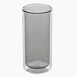 Double Wall Highball Glass, Smoke, 16 Oz.