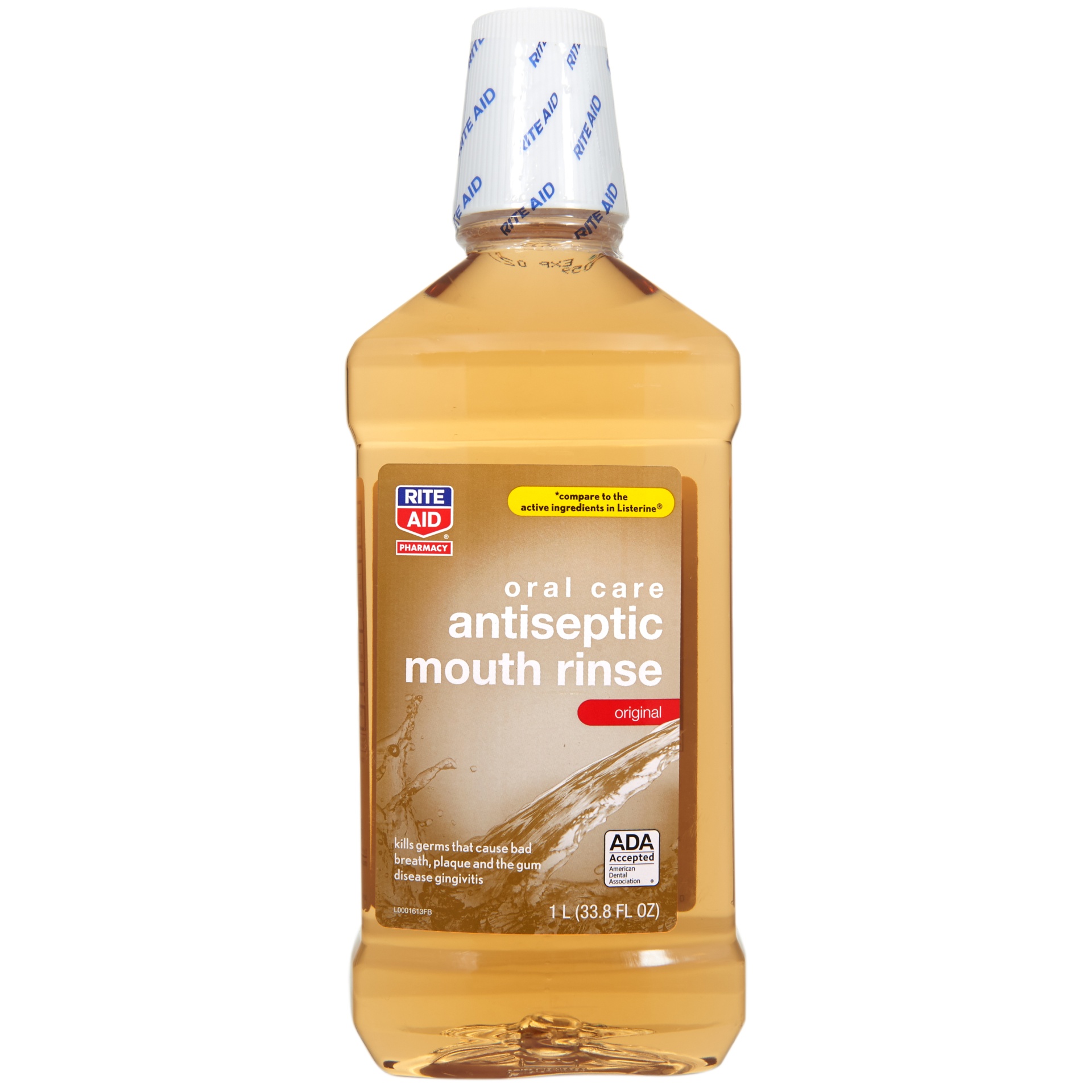 slide 1 of 2, Rite Aid Oral Care Antiseptic Mouth Rinse, Original, 1 liter