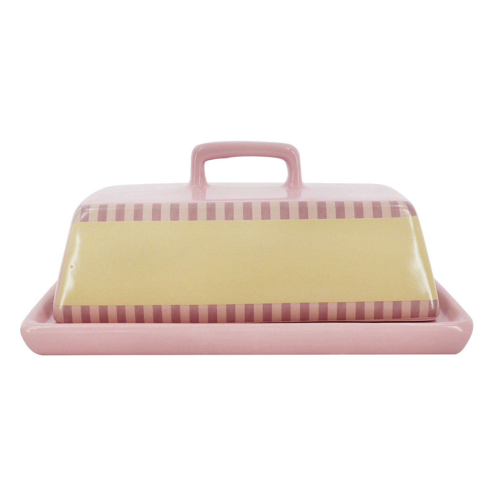 slide 2 of 5, 7.5" Butter Me Up Butter Dish With Lid By Ashland, 7.5 in x 3.75 in x 3.25 in