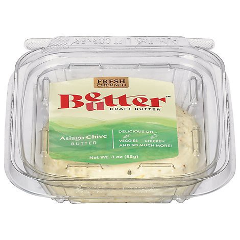 slide 1 of 1, Better Butter Asiago & Chive Butter - 3 OZ, 3 oz