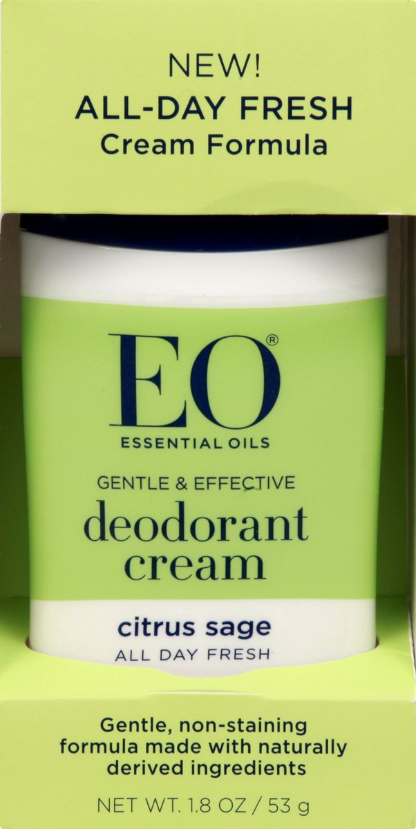 slide 8 of 9, EO DEOd Cream Citrus Sage, 1.8 oz