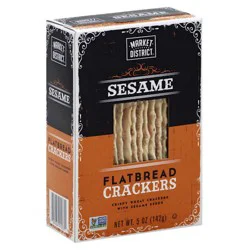Market District Flatbread Crackers, Sesame