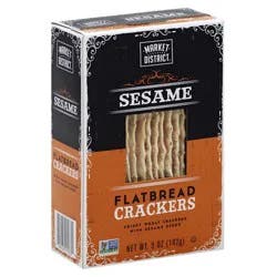 Market District Flatbread Crackers, Sesame