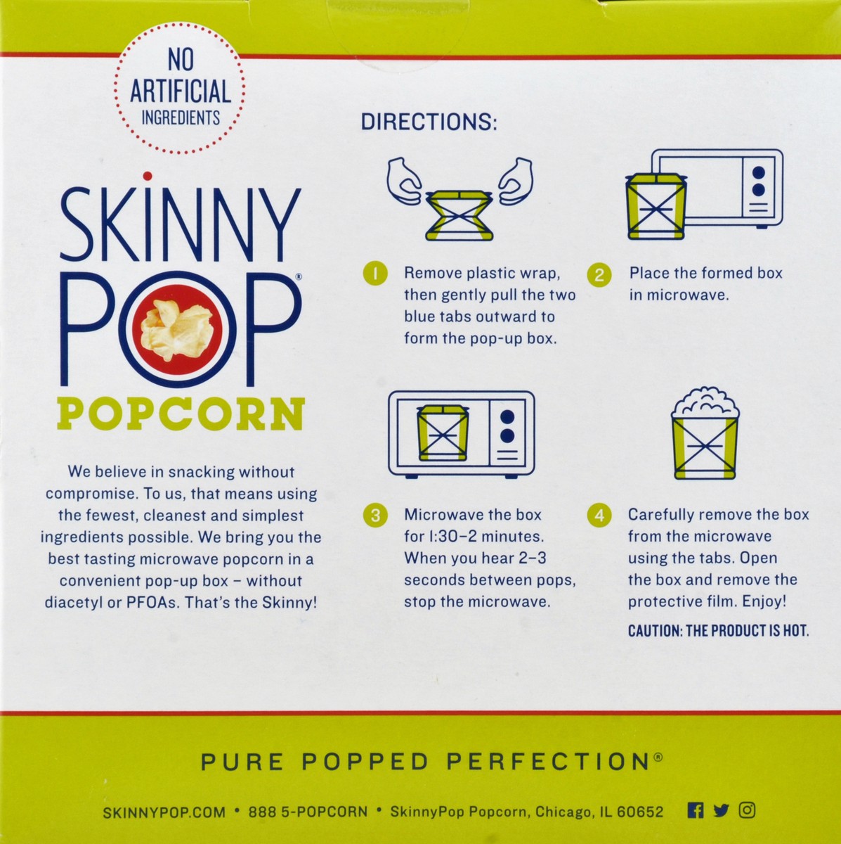 slide 5 of 5, SkinnyPop Sea Salt Popcorn Bowl, 3 ct