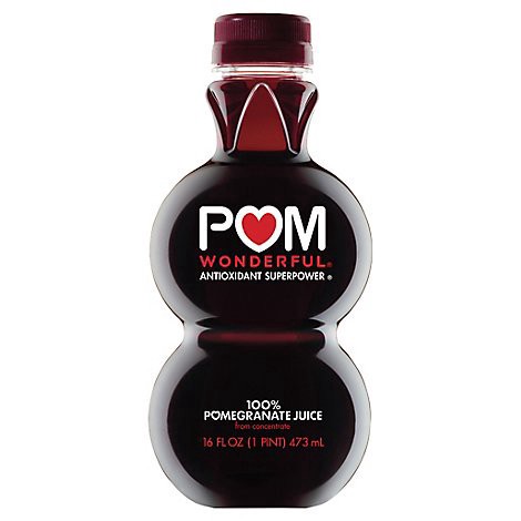 slide 1 of 1, POM Wonderful 100% Pomegranate Juice, 16 fl oz