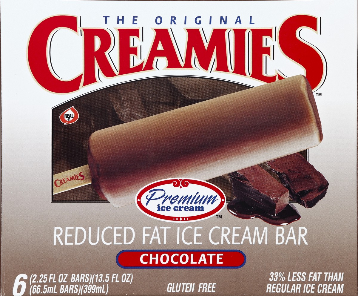 slide 1 of 5, Creamies Ice Cream Bar 6 ea, 6 ct