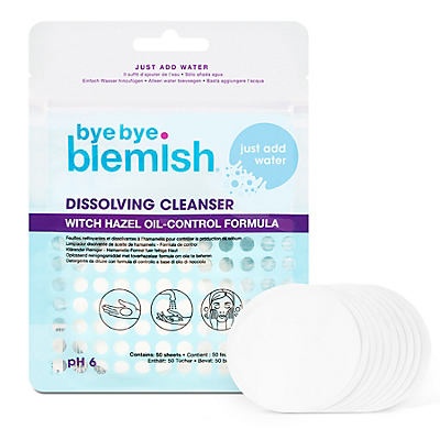 slide 1 of 1, Bye Bye Blemish Dissolving Cleanser Packettes, 50 ct