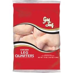 Gold Leaf Fresh Chicken Leg Quarters, 10 lb