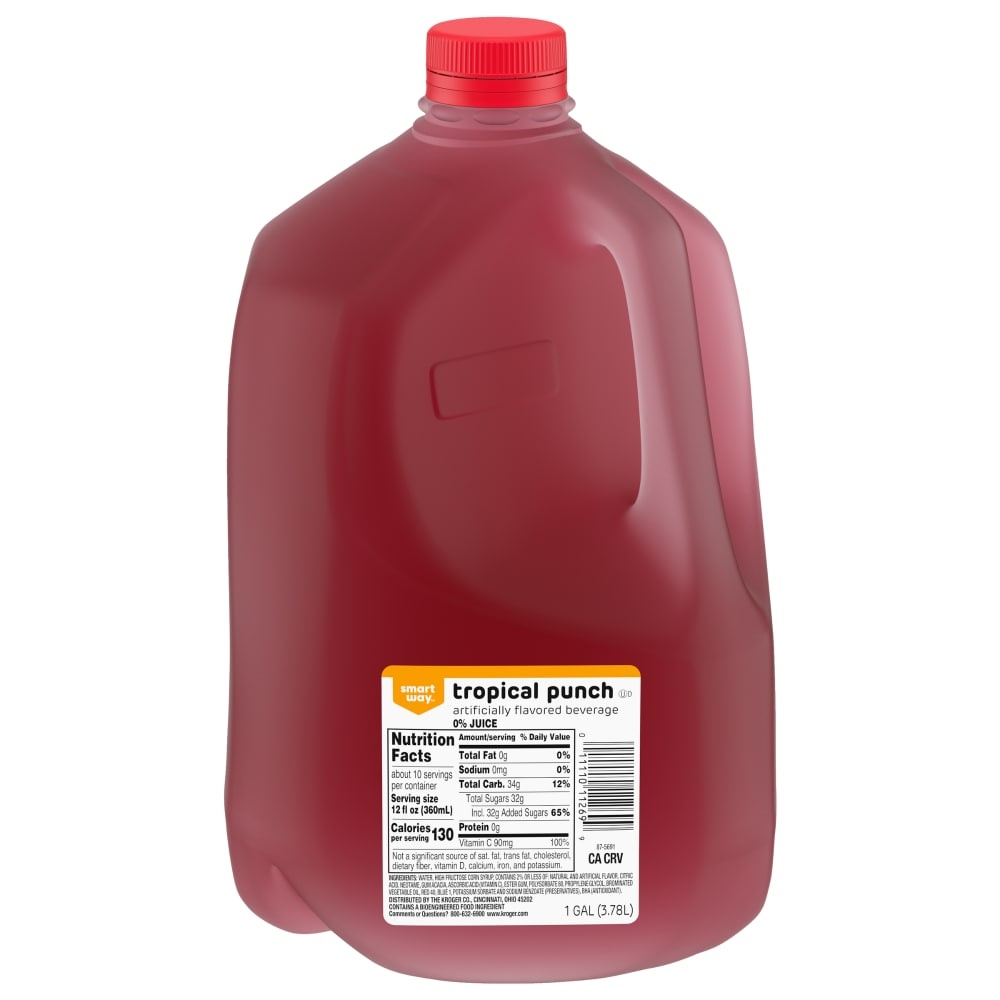 slide 1 of 1, Smart Way Tropical Punch - 1 gal, 1 gal