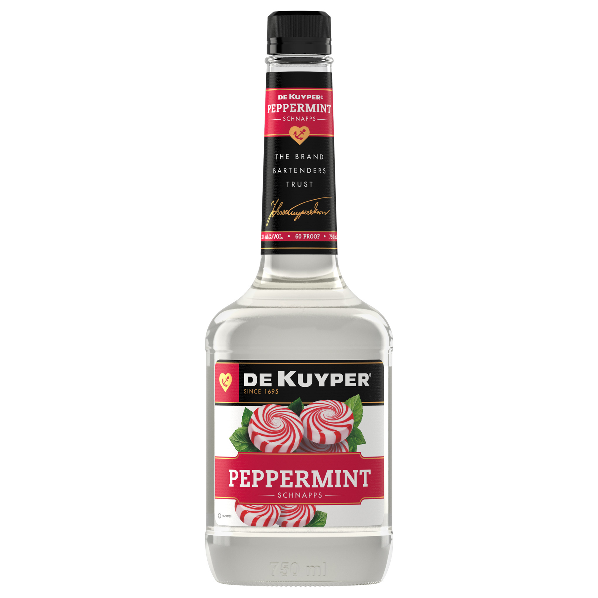 slide 2 of 2, DeKuyper Signature Series Peppermint Schnapps Liqueur 750 ml, 