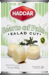 Haddar Salad Cut Hearts of Palm - 14.1 oz