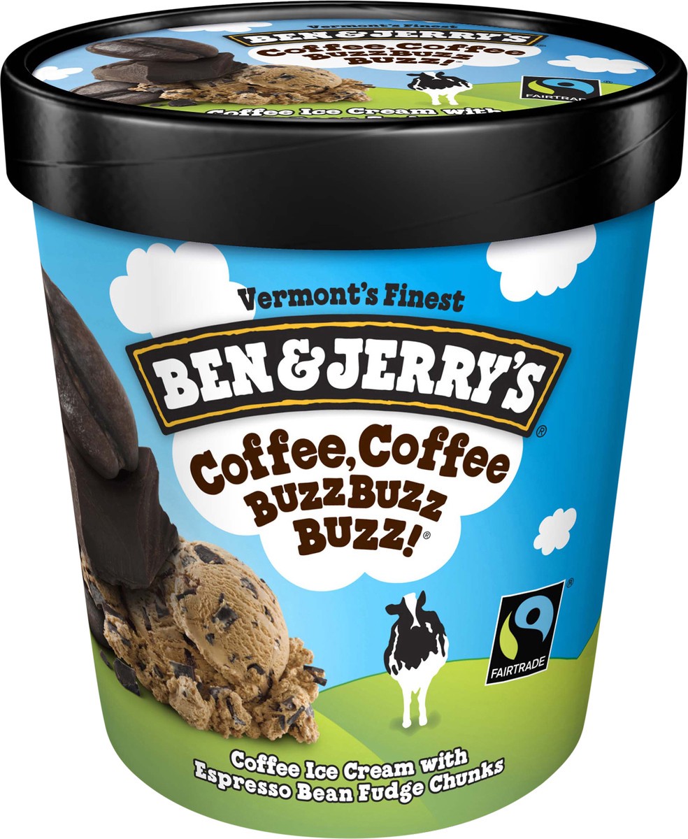 slide 4 of 4, Ben & Jerry's Coffee Coffee BuzzBuzzBuzz! Ice Cream Pint, 16 oz, 16 oz