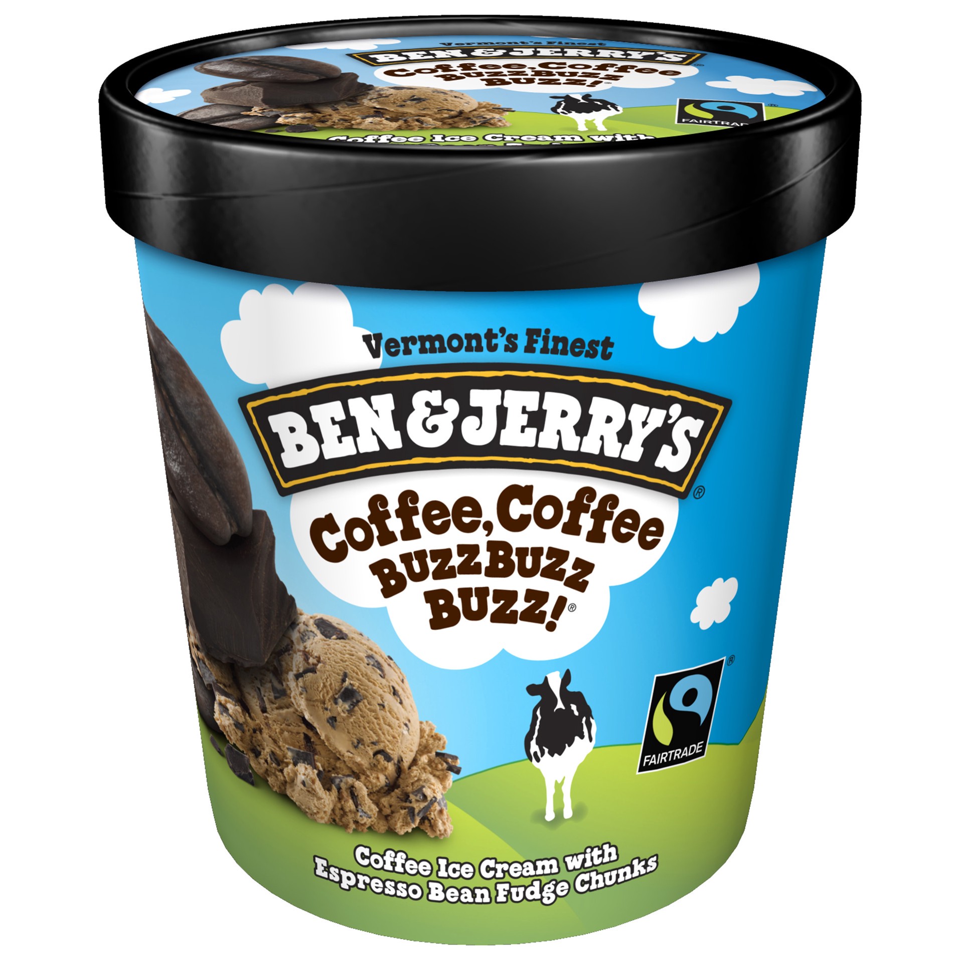 slide 1 of 4, Ben & Jerry's Coffee Coffee BuzzBuzzBuzz! Ice Cream Pint, 16 oz, 16 oz