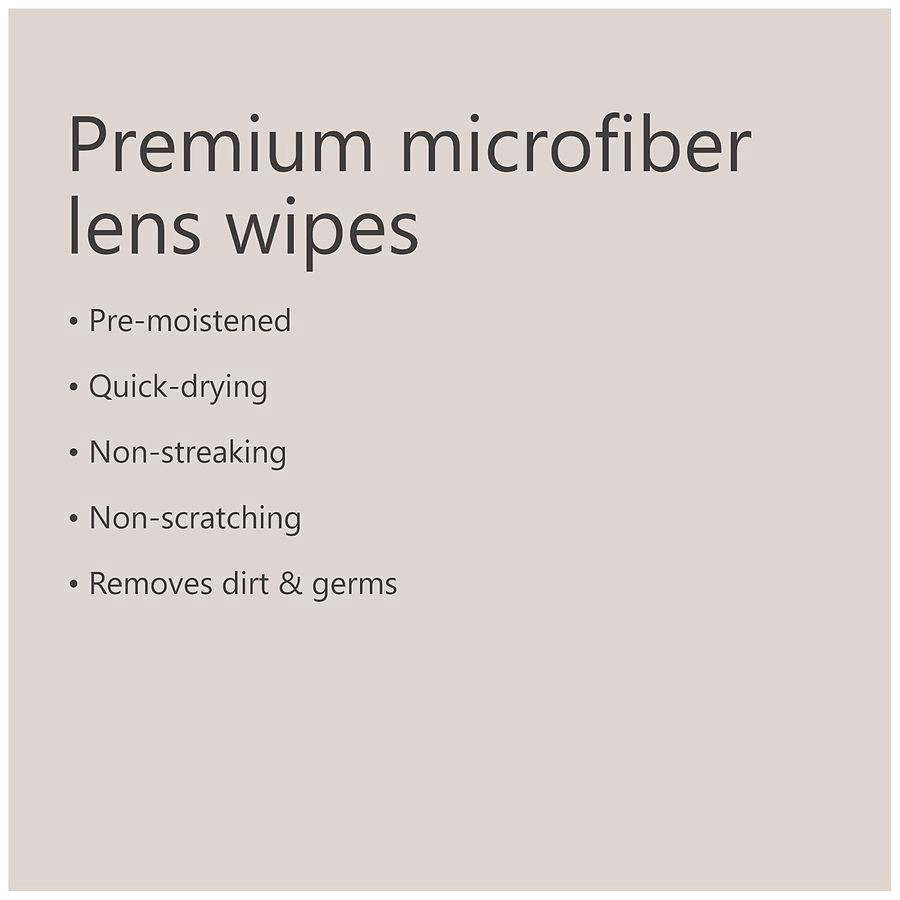 slide 4 of 5, Walgreens Pre-Moistened Microfiber Lens Wipes, 120 ct