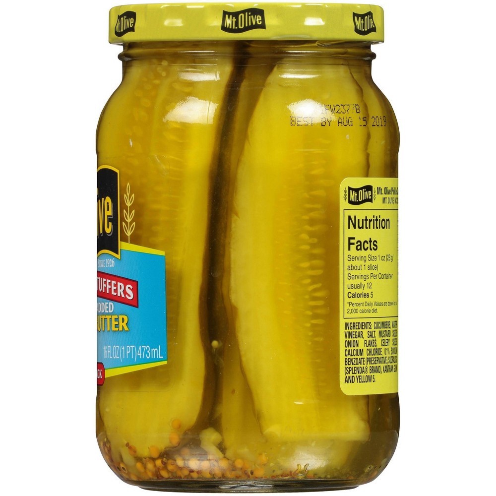 slide 4 of 4, Mt. Olive Sandwich Stuffers Bread & Butter Pickles, 16 oz