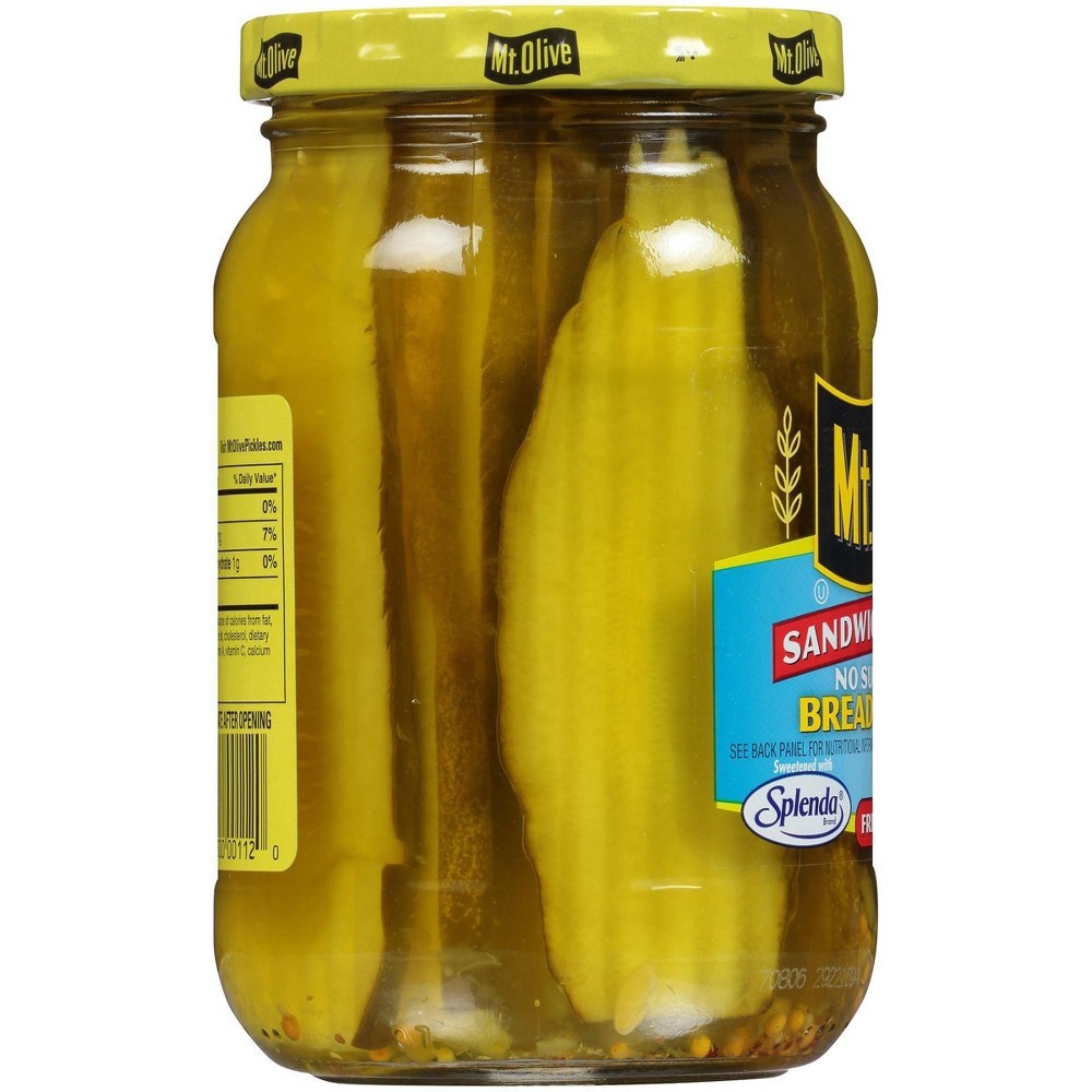 slide 2 of 4, Mt. Olive Sandwich Stuffers Bread & Butter Pickles, 16 oz