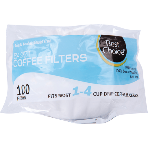 slide 1 of 1, Best Choice Basket Coffee Filter - 100 ct, 100 ct