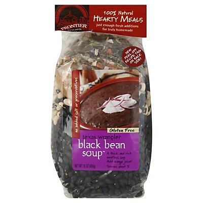 slide 1 of 1, Frontier Soups Texas Wrangler Black Bean Soup, 15 oz