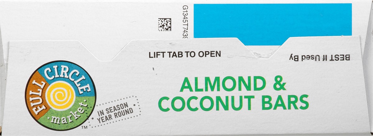 slide 5 of 13, Full Circle Market Almond & Coconut Bars 4 ea, 4 ct