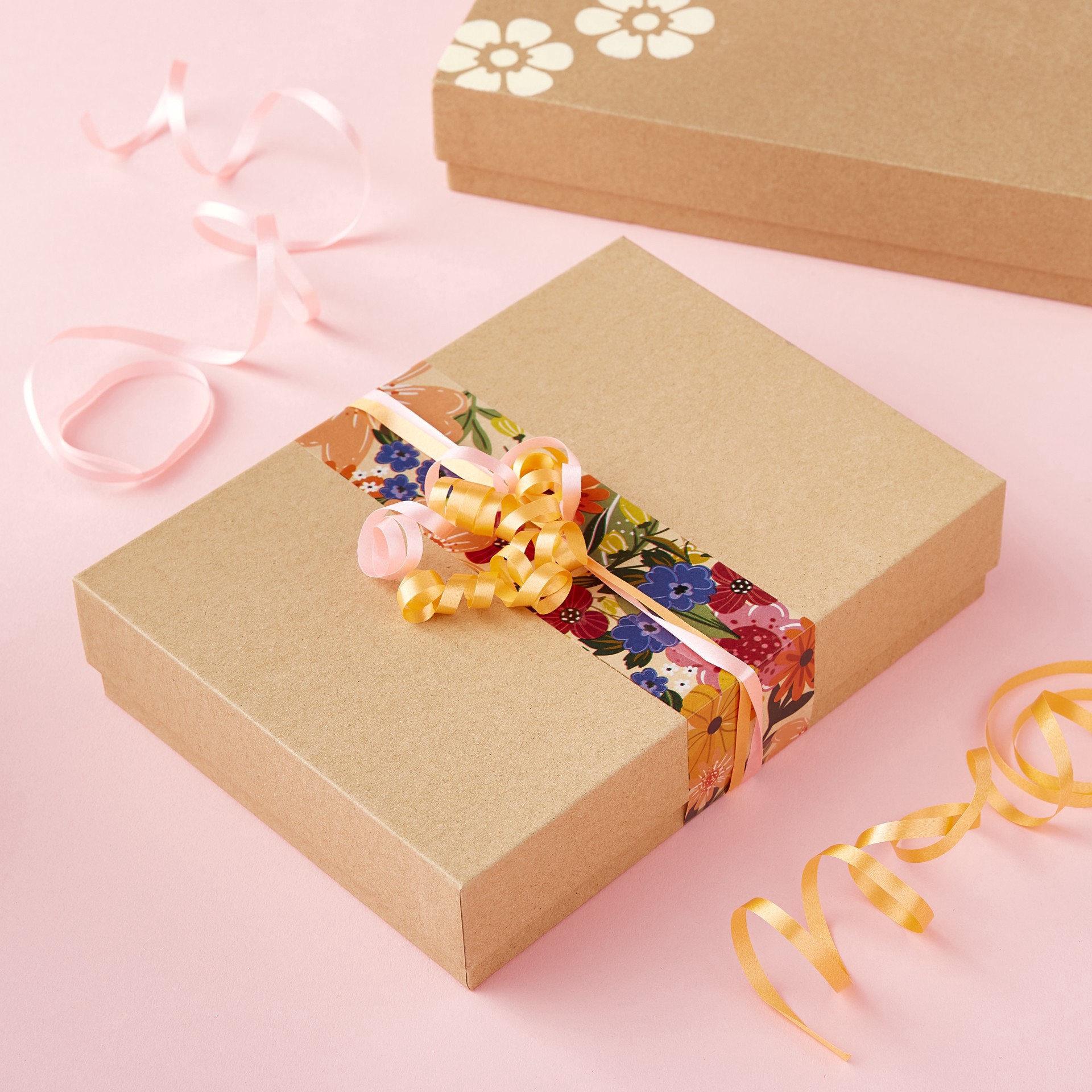 slide 3 of 3, Kraft Frame Box By Celebrate It, 6 in x 8 in