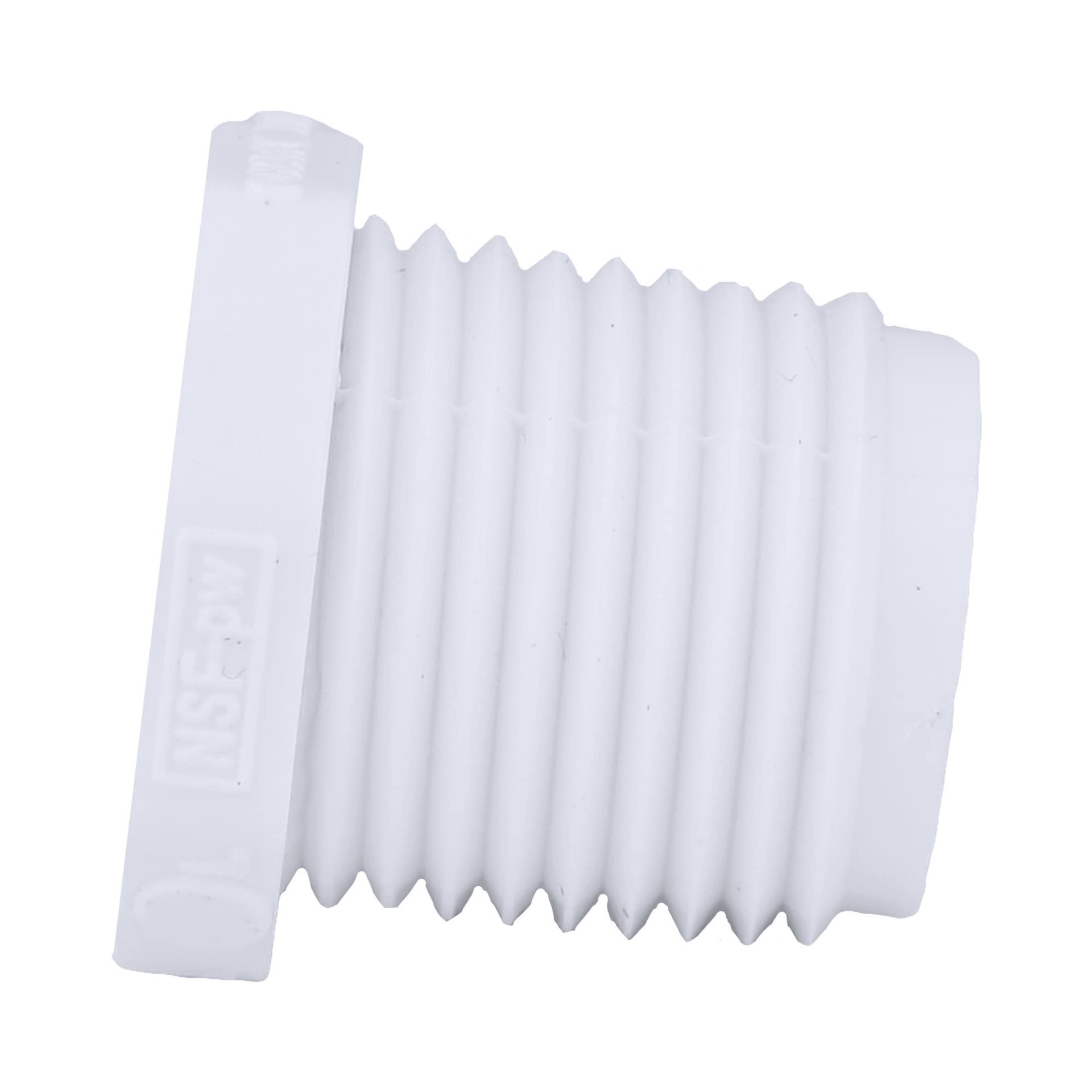 slide 4 of 4, Charlotte Pipe 1-1/4-in Schedule 40 PVC Male Plug - White (NSF Safety Listed), 1 ct