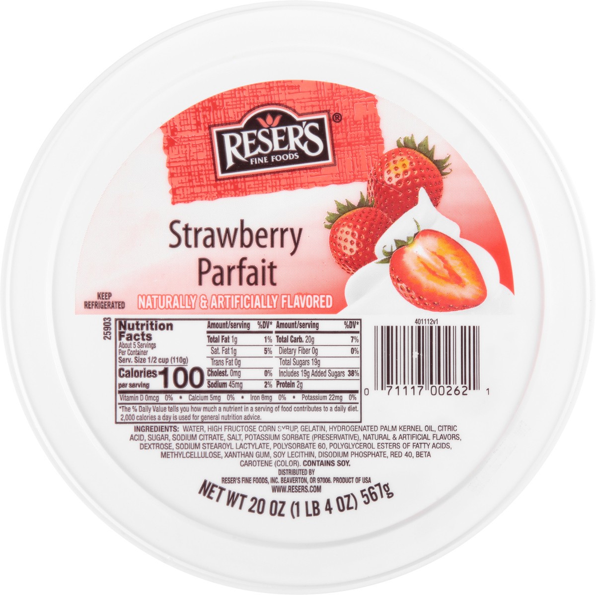 slide 6 of 7, Reser's Strawberry Parfait Ring, 20 oz